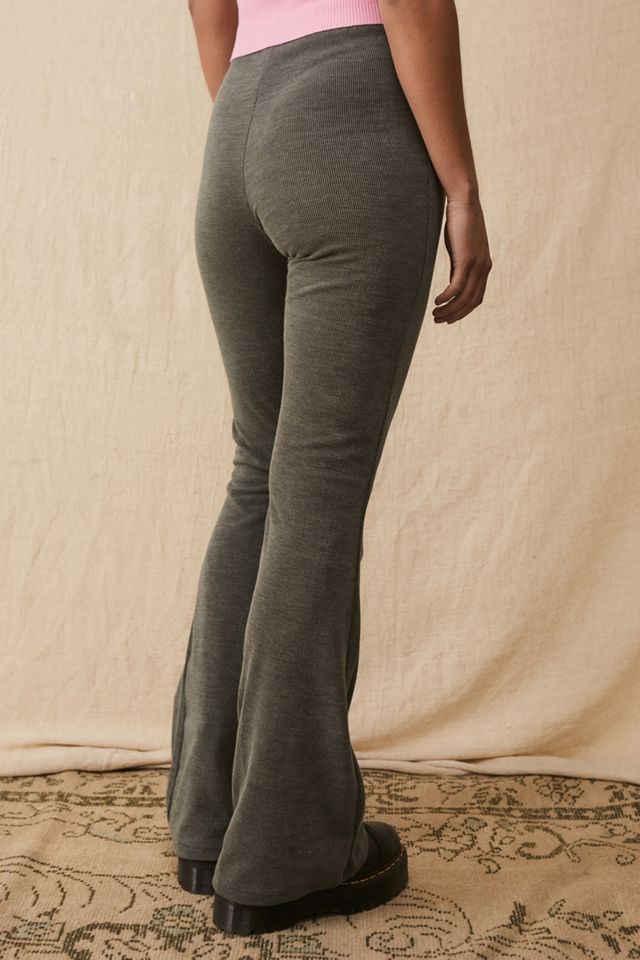 UO Cosy Rib Flare Trousers #2