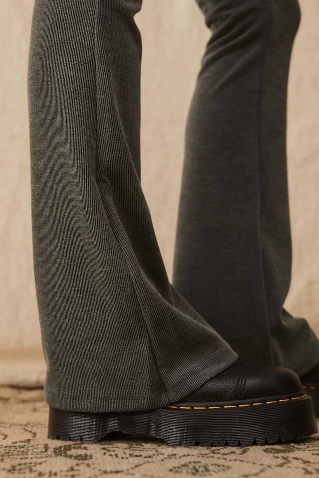 UO Cosy Rib Flare Trousers #3