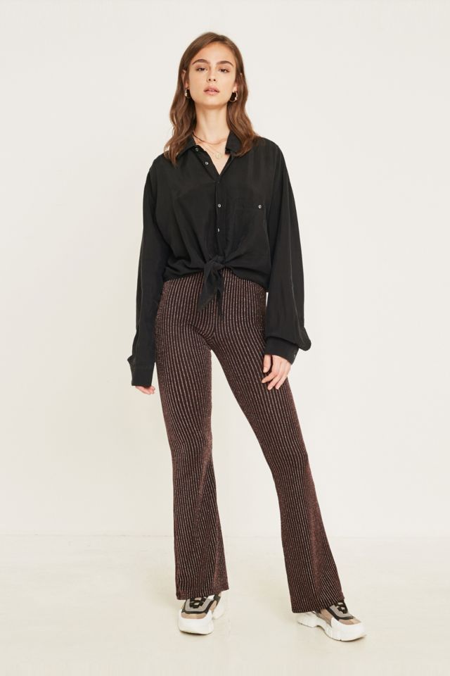 Urban outfitters hot sale glitter trousers