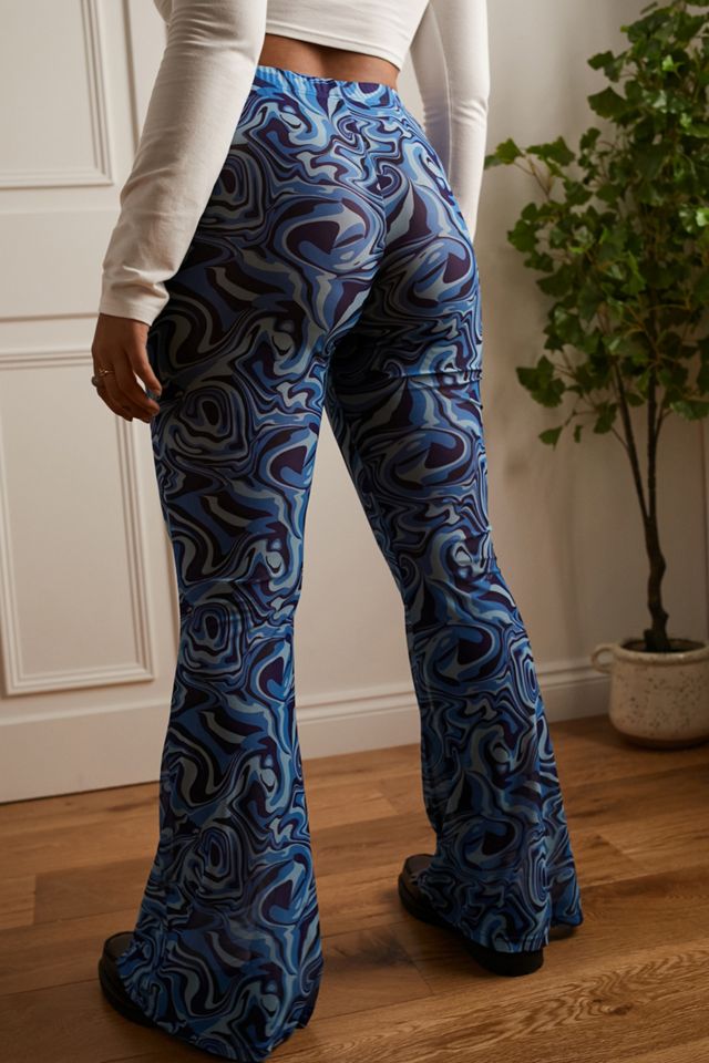 UO - Pantalon évasé en voile Georgia imprimé spirales #2
