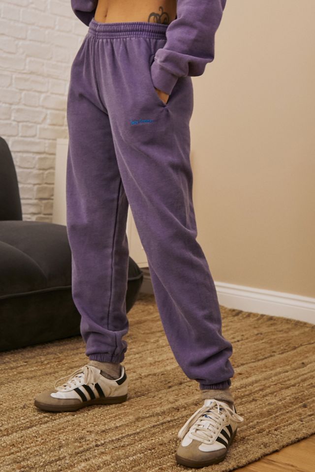 iets frans... Jogger con polsini viola #1