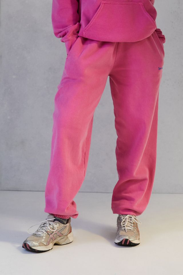 iets frans. Joggers con punos rosas