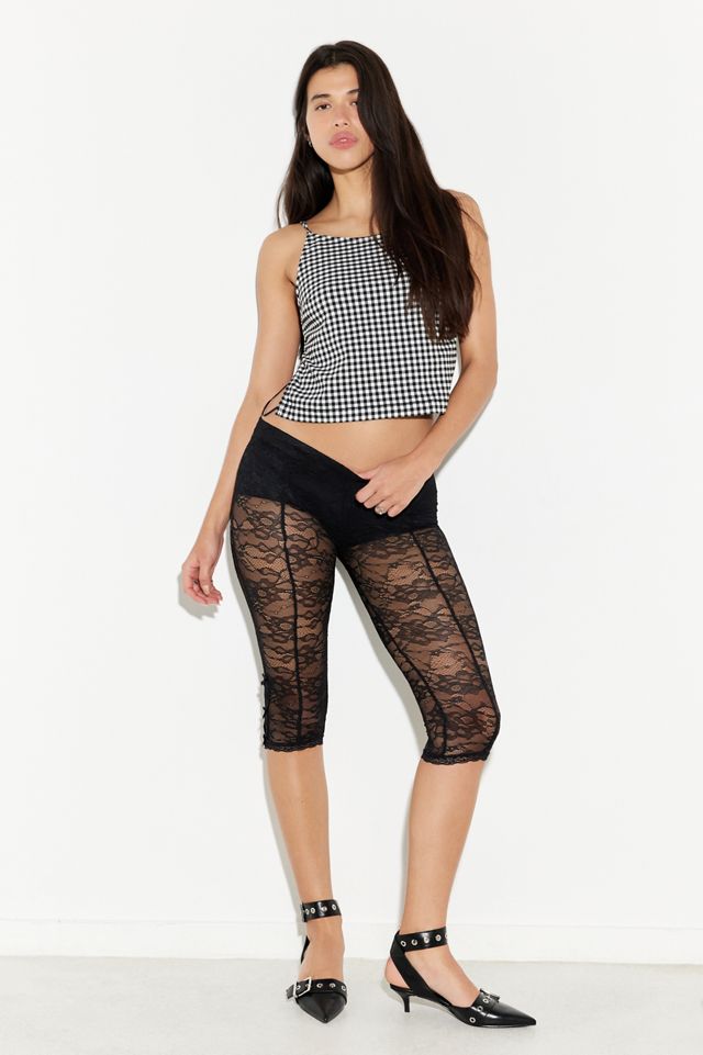 Kimchi Blue Lace Capri Pants #3