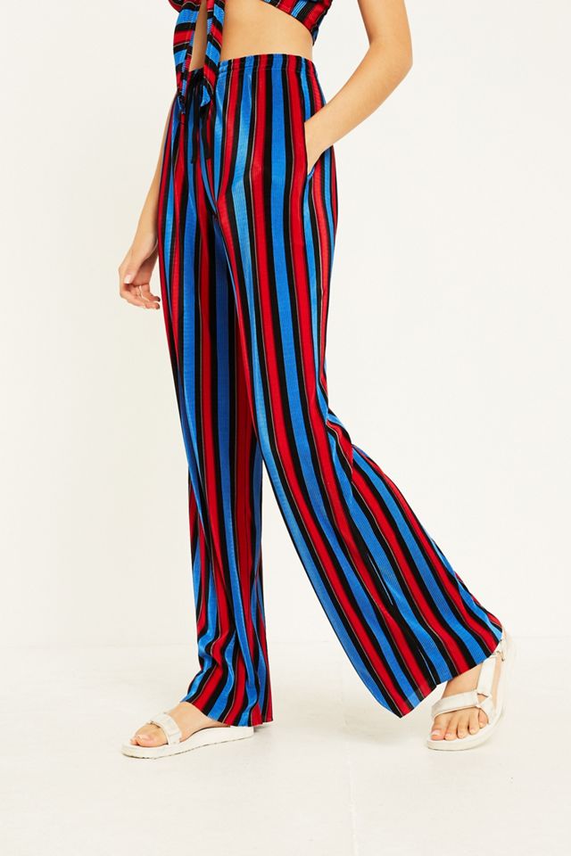 UO Stripe Plisse Puddle Pantaloni #3