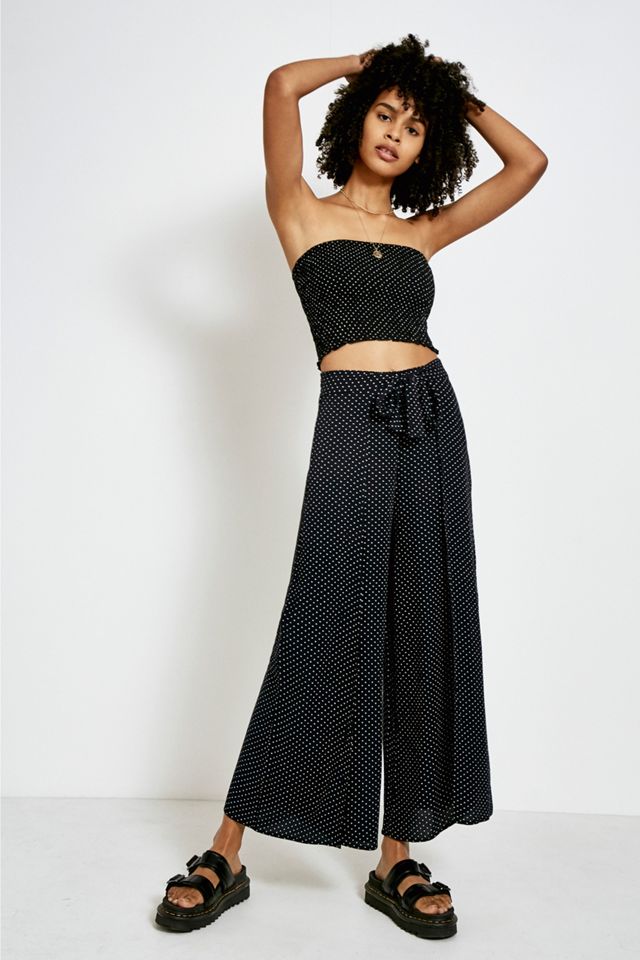 Culottes à Pois Noires Urban Outfitters Taille M - Neuf Avec étiquettes
