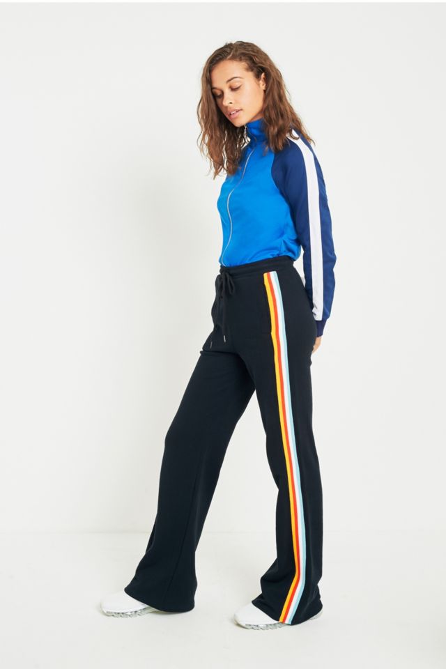 Sweatpants store rainbow stripe