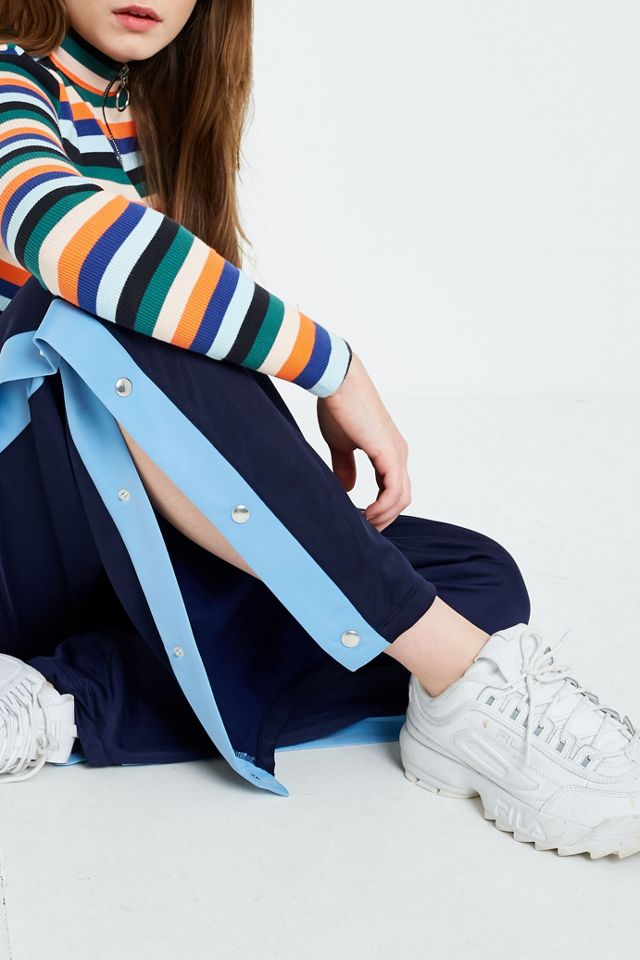 BDG Blue Side Stripe Popper Pants #1