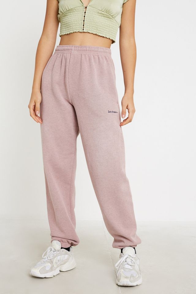 iets frans... Pink Marl Joggers #1