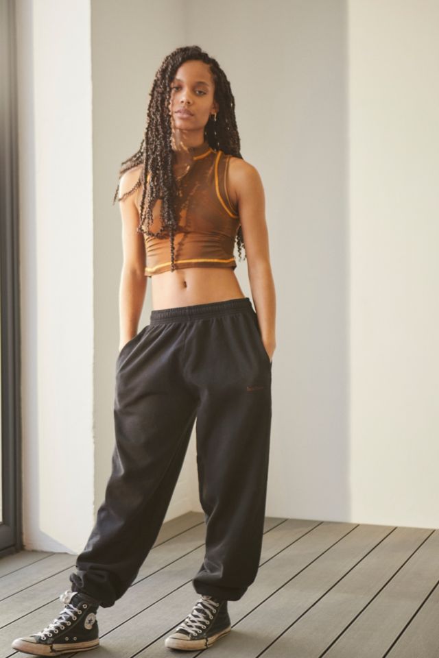 iets frans... Black Overdyed Joggers | Urban Outfitters UK