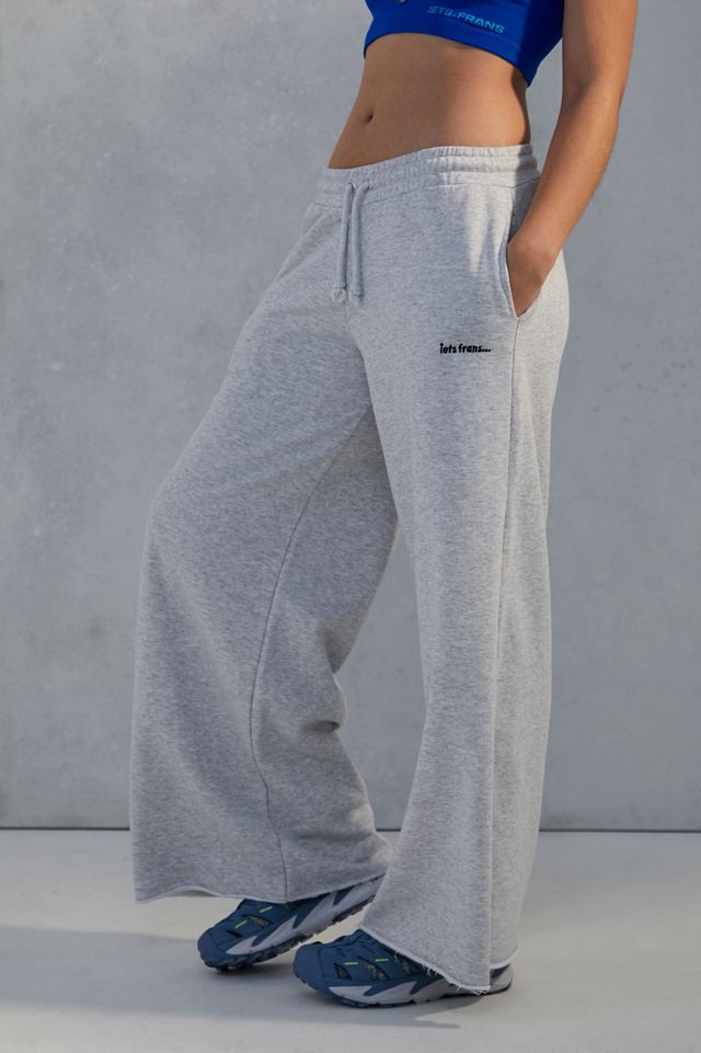 iets frans... Grey Wide Leg Joggers #1