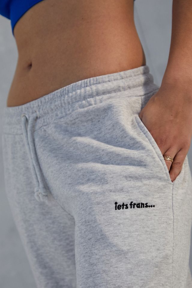 iets frans... Grey Wide Leg Joggers #3