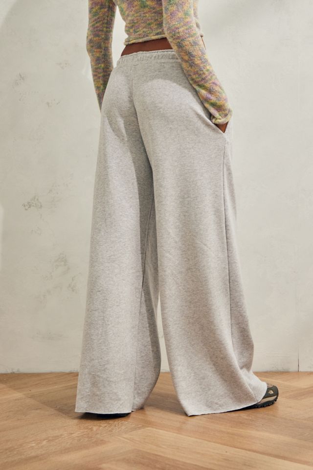 iets frans... Grey Wide Leg Joggers #2