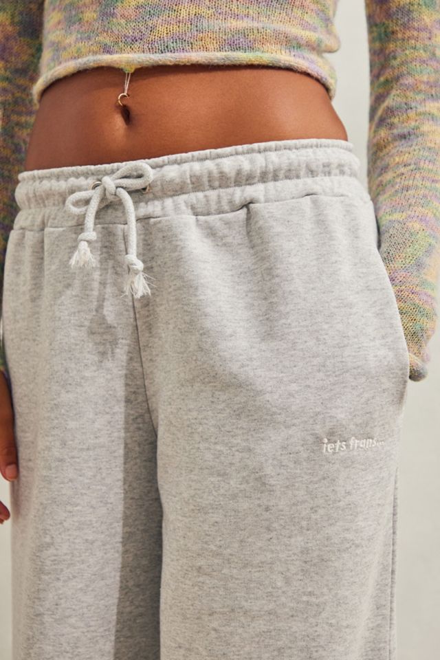iets frans... Grey Wide Leg Joggers #3