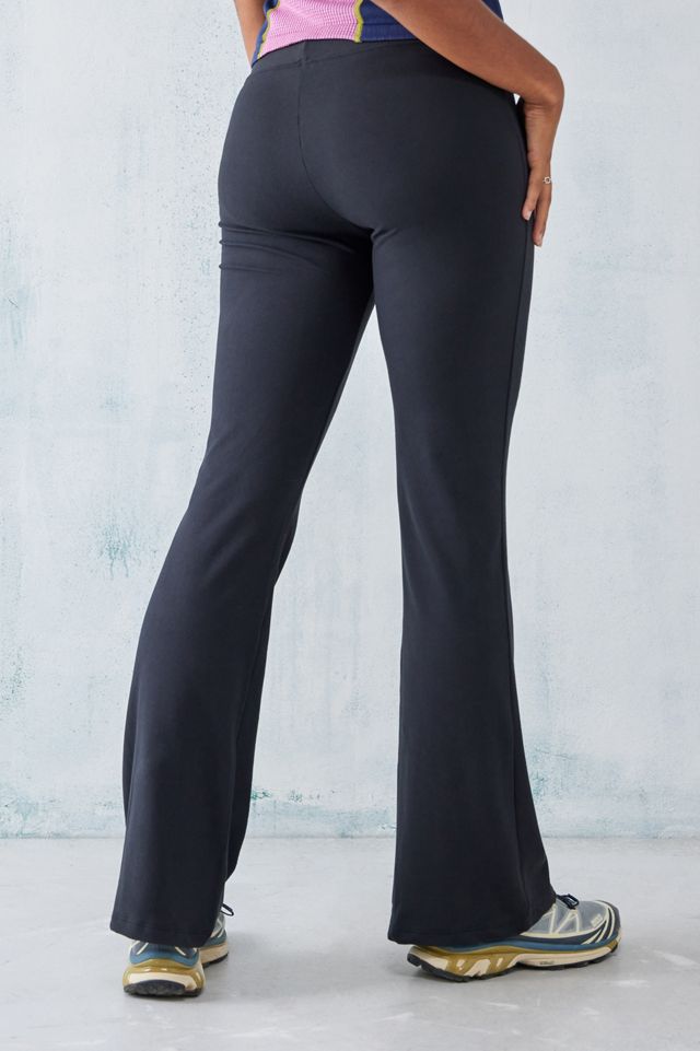 iets frans... Schwarze Micro-Fleece-Schlaghosen #3