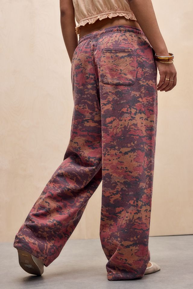 BDG Orange Camo Joggers #3