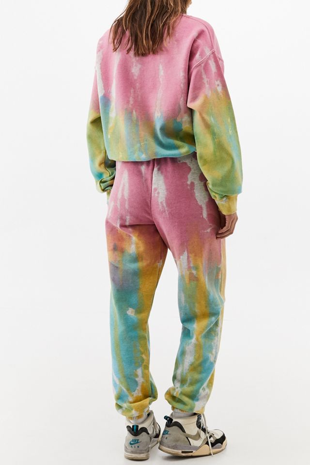 iets frans... – Gebatikte Jogginhose in Aquarell-Optik #3