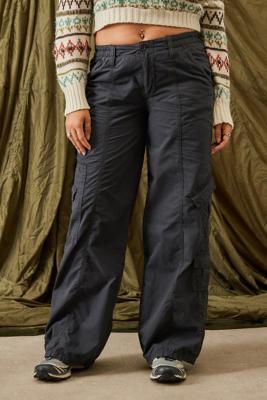 womens cargo pants low rise