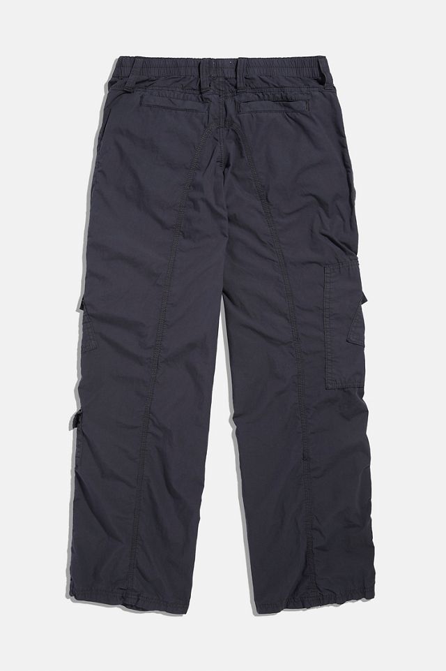 Pantaloni Cargo BDG Grigio Scuro Y2K a Vita Bassa #5