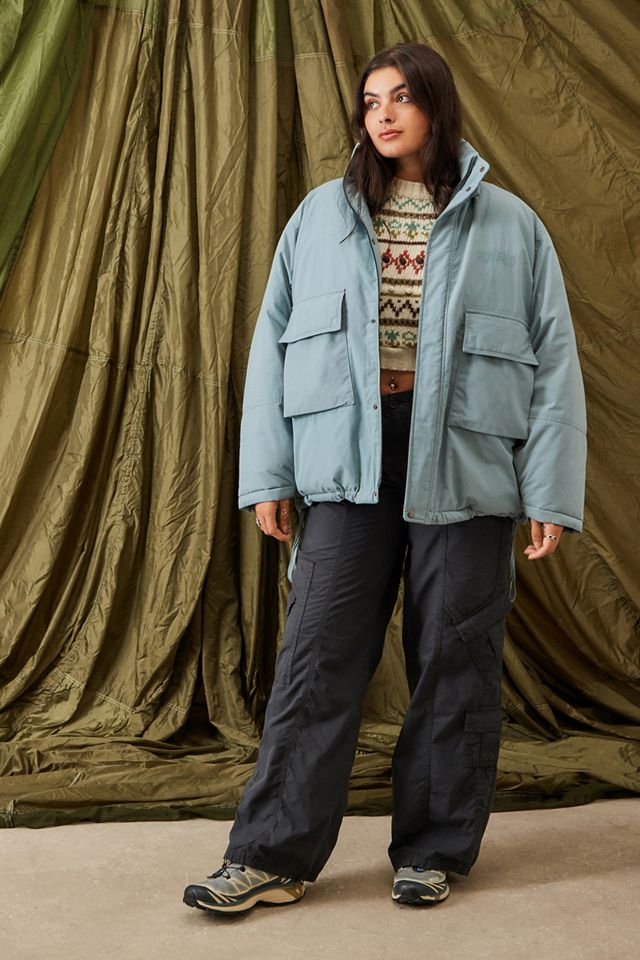 Pantaloni Cargo BDG Grigio Scuro Y2K a Vita Bassa #1