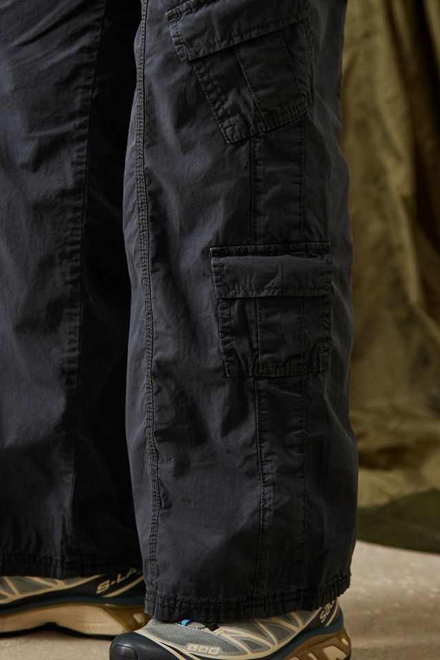 Pantaloni Cargo BDG Grigio Scuro Y2K a Vita Bassa #9