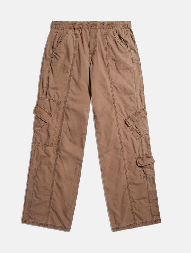 BDG Brown Y2K Low Rise Cargo Pants | Urban Outfitters UK