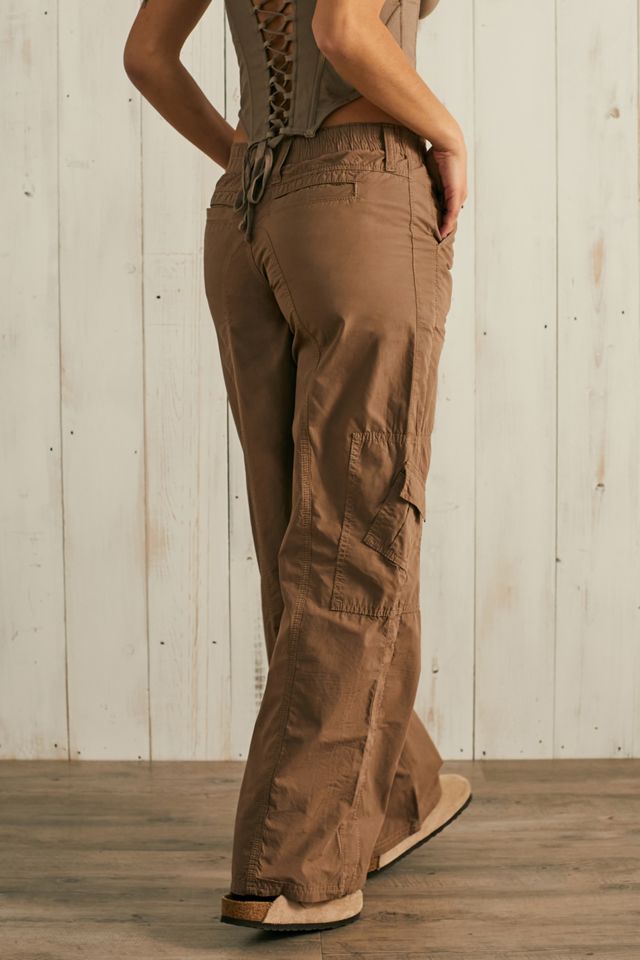 BDG Brown Y2K Low Rise Cargo Pants #3