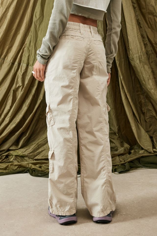 Urban Outfitters Black Zip-Off Y2K Cargo Pants