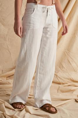 UO Costa Linen Pant  Urban Outfitters Canada