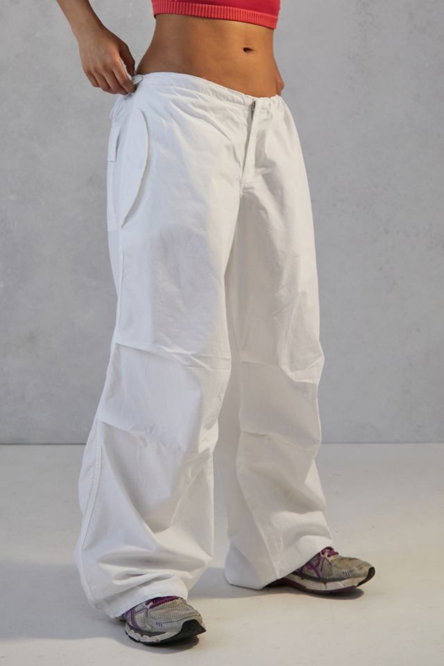 IETS FRANS Baggy Tech Womens Pants - WHITE