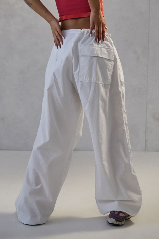 IETS FRANS Baggy Tech Womens Pants - WHITE