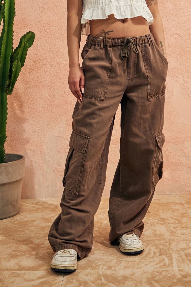 BDG Luca Linen Cargo Pants