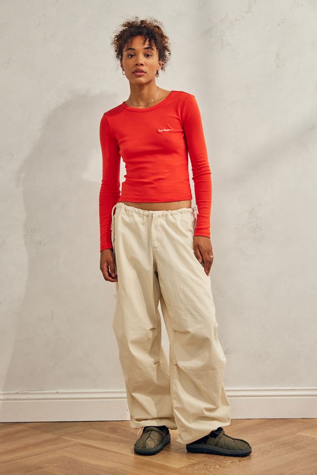 iets frans... Ecru Heavyweight Baggy Tech Pants #1