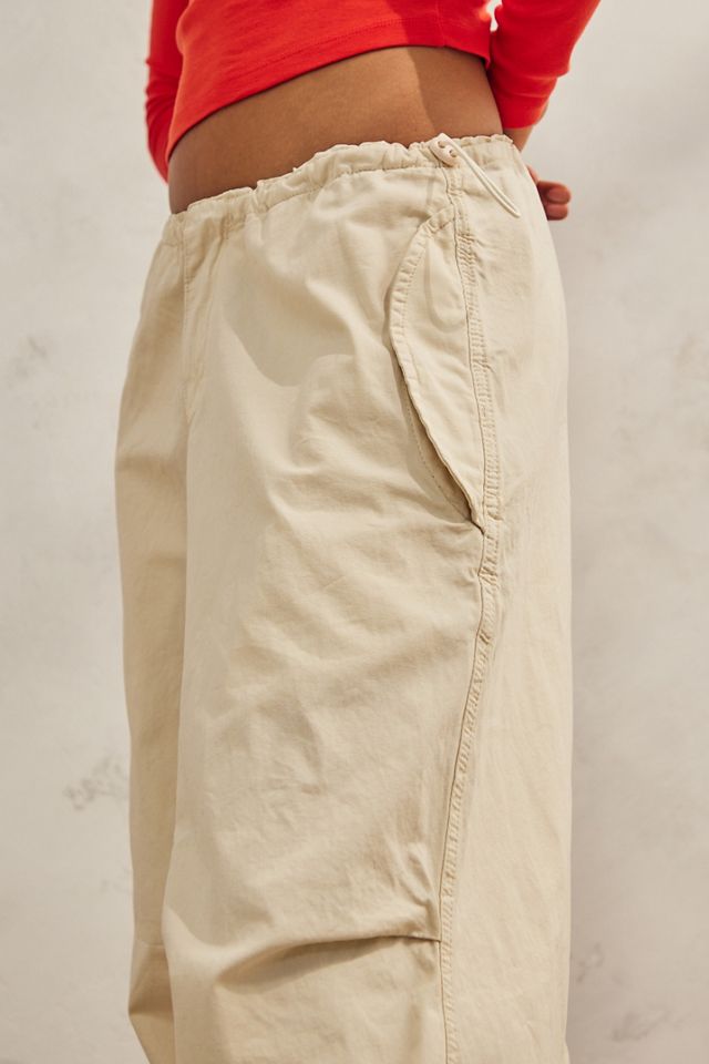 iets frans... Ecru Heavyweight Baggy Tech Pants #2