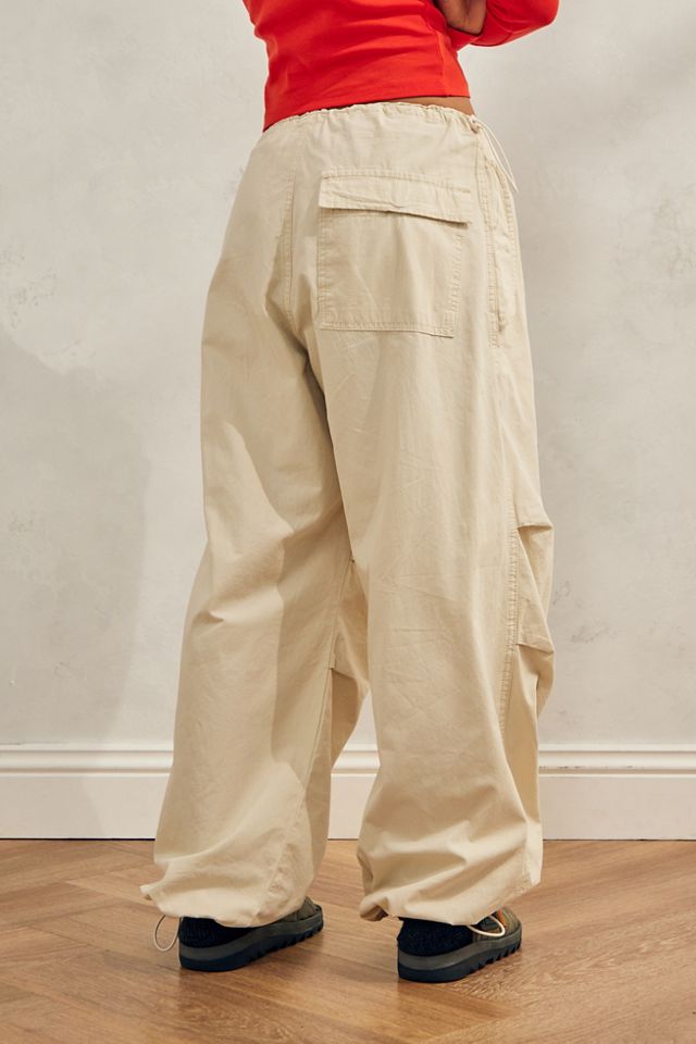 iets frans... Ecru Heavyweight Baggy Tech Pants #3
