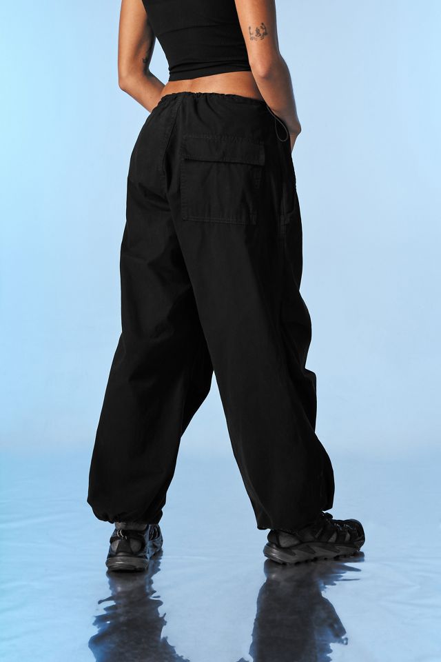 iets frans... - Pantalon technique épais ample noir #1