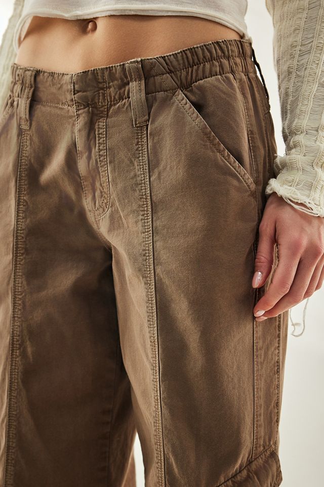 BDG Brown Y2K Low Rise Cargo Pants #2