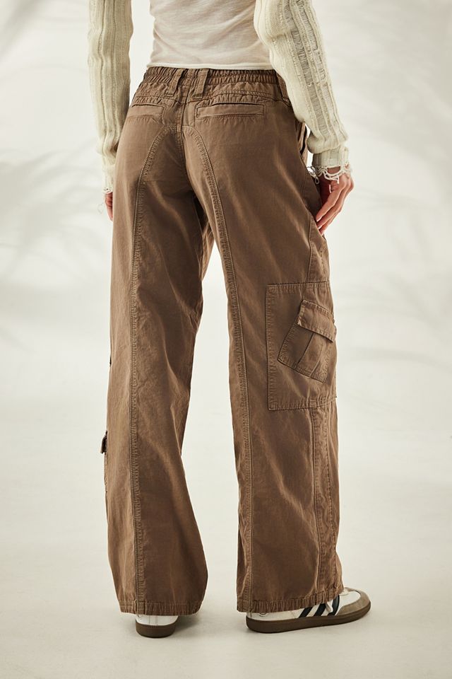 BDG Brown Y2K Low Rise Cargo Pants #3