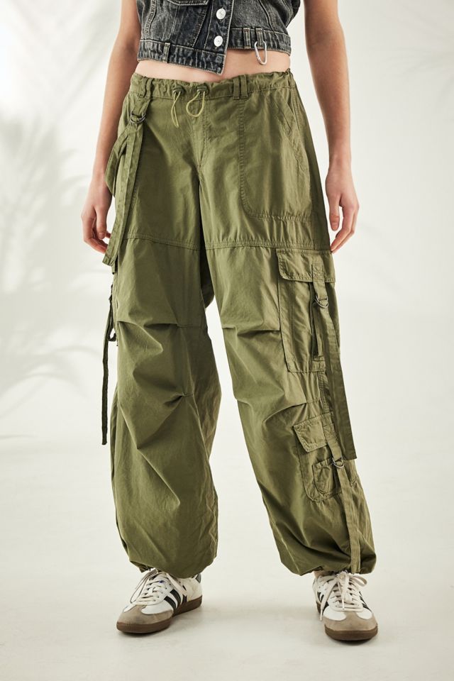 BDG Authentic Khaki Cargo Trousers - green S - TALL at Urban Outfitters, Compare