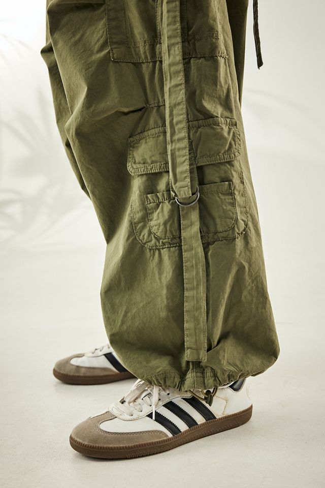 BDG - Pantalon cargo à lanières kaki #3