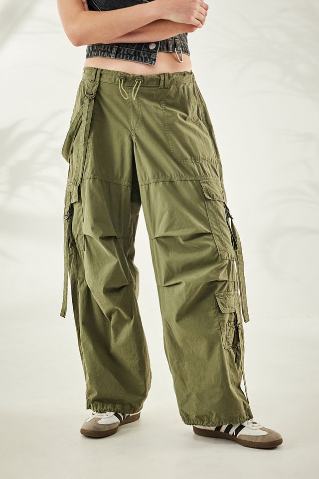 BDG - Pantalon cargo à lanières kaki #4