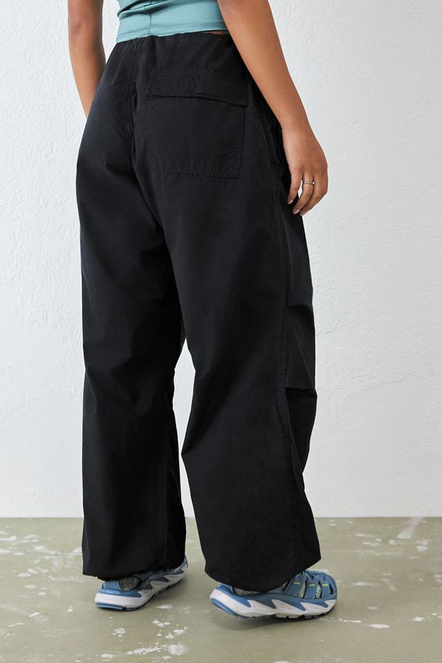 iets frans... Black Lightweight Baggy Tech Pants  #2