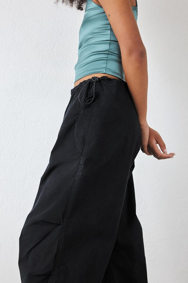 iets frans... Black Lightweight Baggy Tech Pants  #3