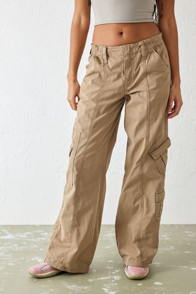 BDG Y2K Brown Low Rise Cargo Pants | Urban Outfitters UK