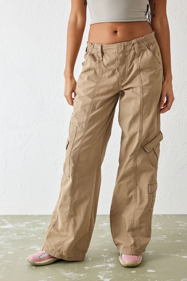 BDG Y2K Brown Low Rise Cargo Pants | Urban Outfitters UK