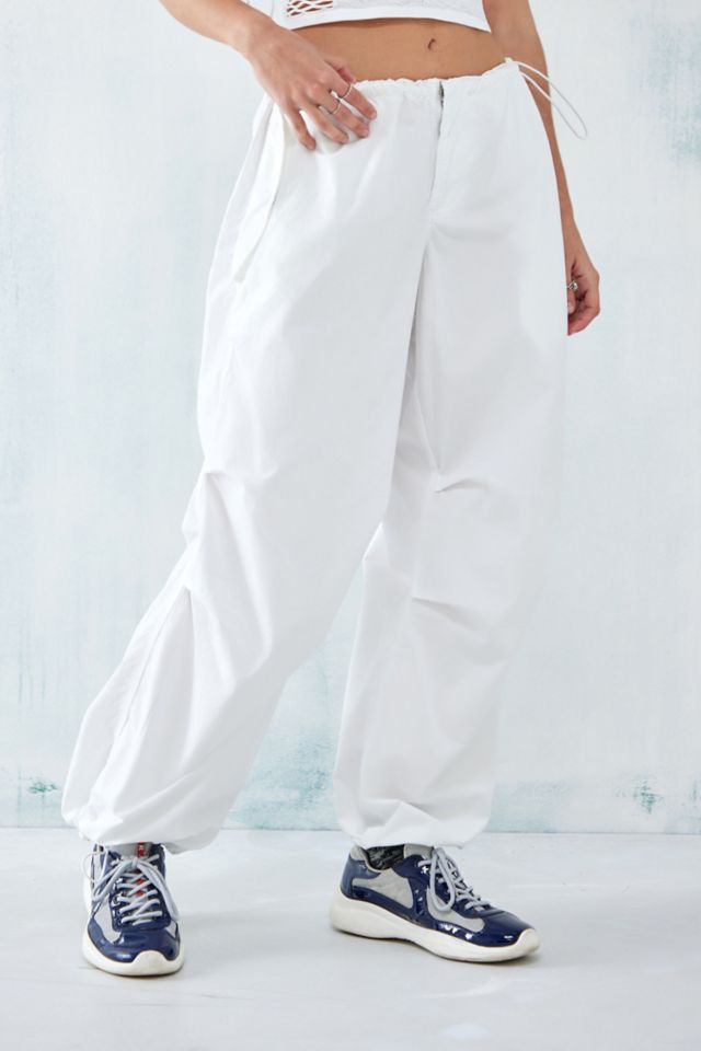 iets frans...White Baggy Tech Pants | Urban Outfitters UK