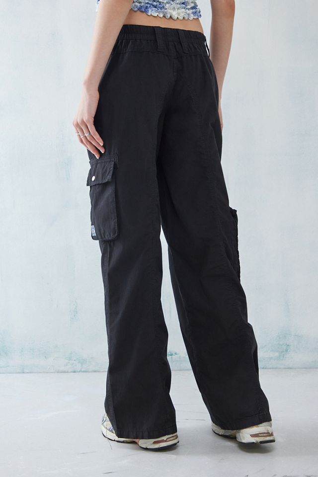 BDG – Y2K-Cargohose in Schwarz mit mehreren Taschen #2