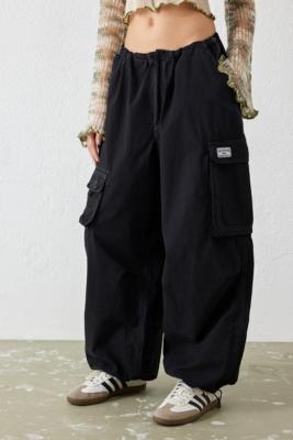 BDG Black Multi-Pocket Baggy Tech Pants | Urban Outfitters UK