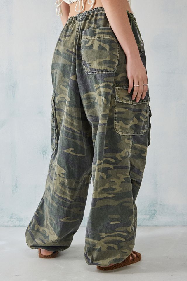 BDG Camouflage Chute Ultra-Weite Taschen Hosen #3