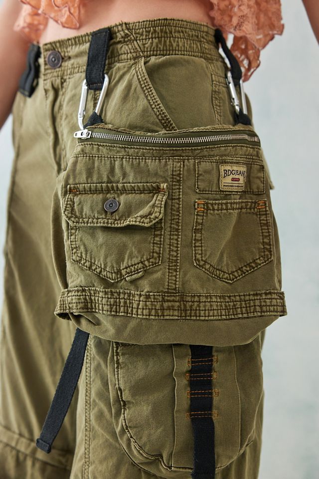 Pantalon Modulaire Multi-Poches Kaki BDG Avec Sac Zip-Off #3