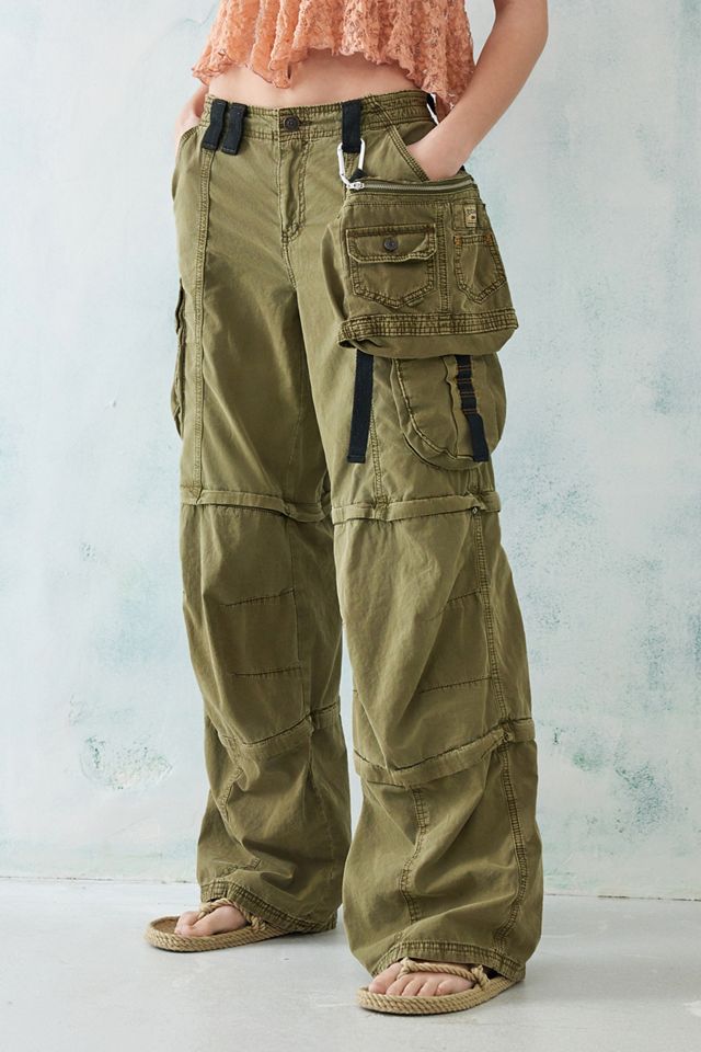 Pantalon Modulaire Multi-Poches Kaki BDG Avec Sac Zip-Off #4